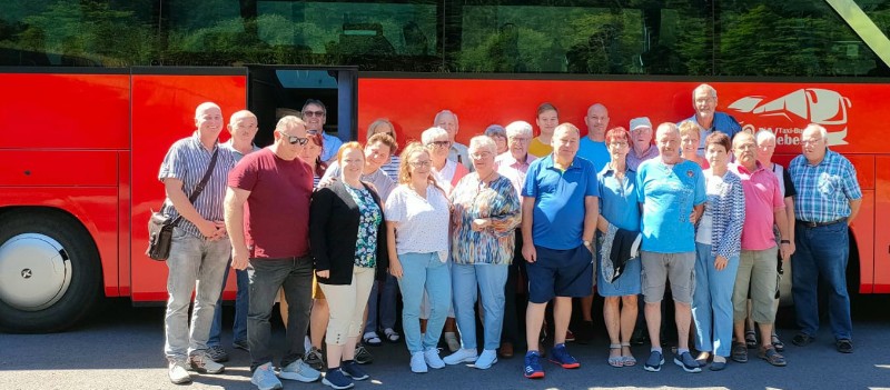 Busfahrt zum Rennsteigtunnel